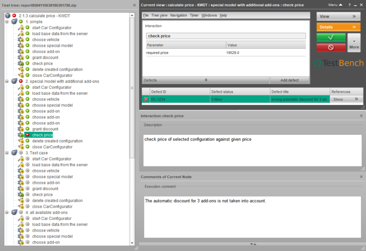 iTORX - Assistant for manual test execution